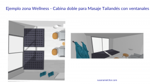 zona masaje tailandés hotel Cádiz Bahía Qhotels Susana Melchor