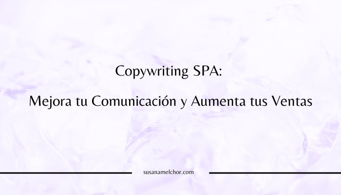 Copywriting SPA