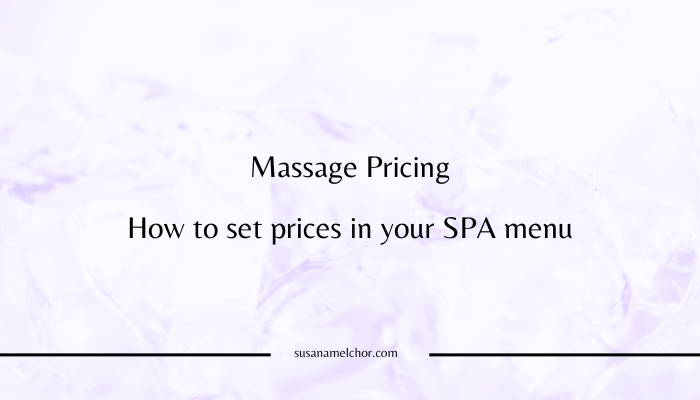 Massage Pricing