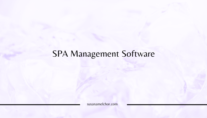SPA management software
