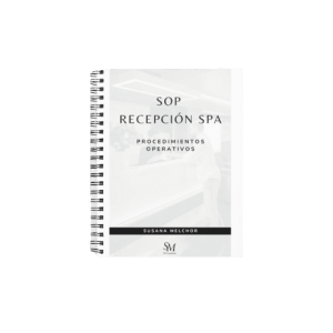 SOP Recepción SPA procedimientos operativos SPA Susana Melchor Consultora SPA
