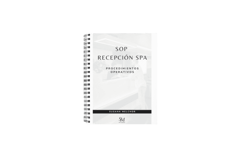 SOP Recepción SPA procedimientos operativos SPA Susana Melchor Consultora SPA