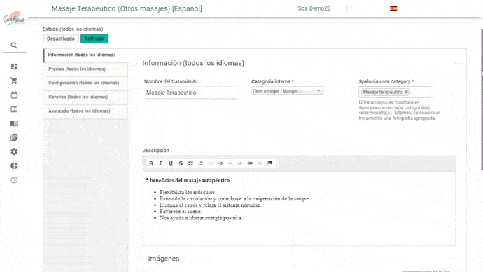 Spalopia software SPA Demo Gratis Susana Melchor