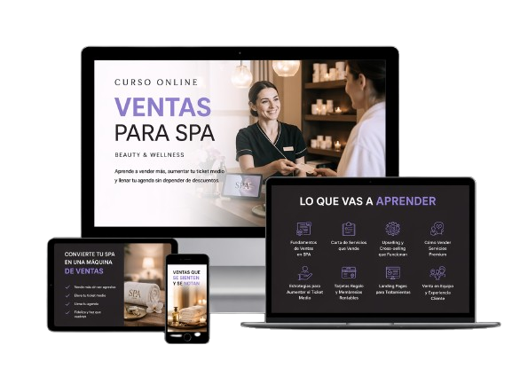 Curso online ventas Spa Wellness Spa Talentum