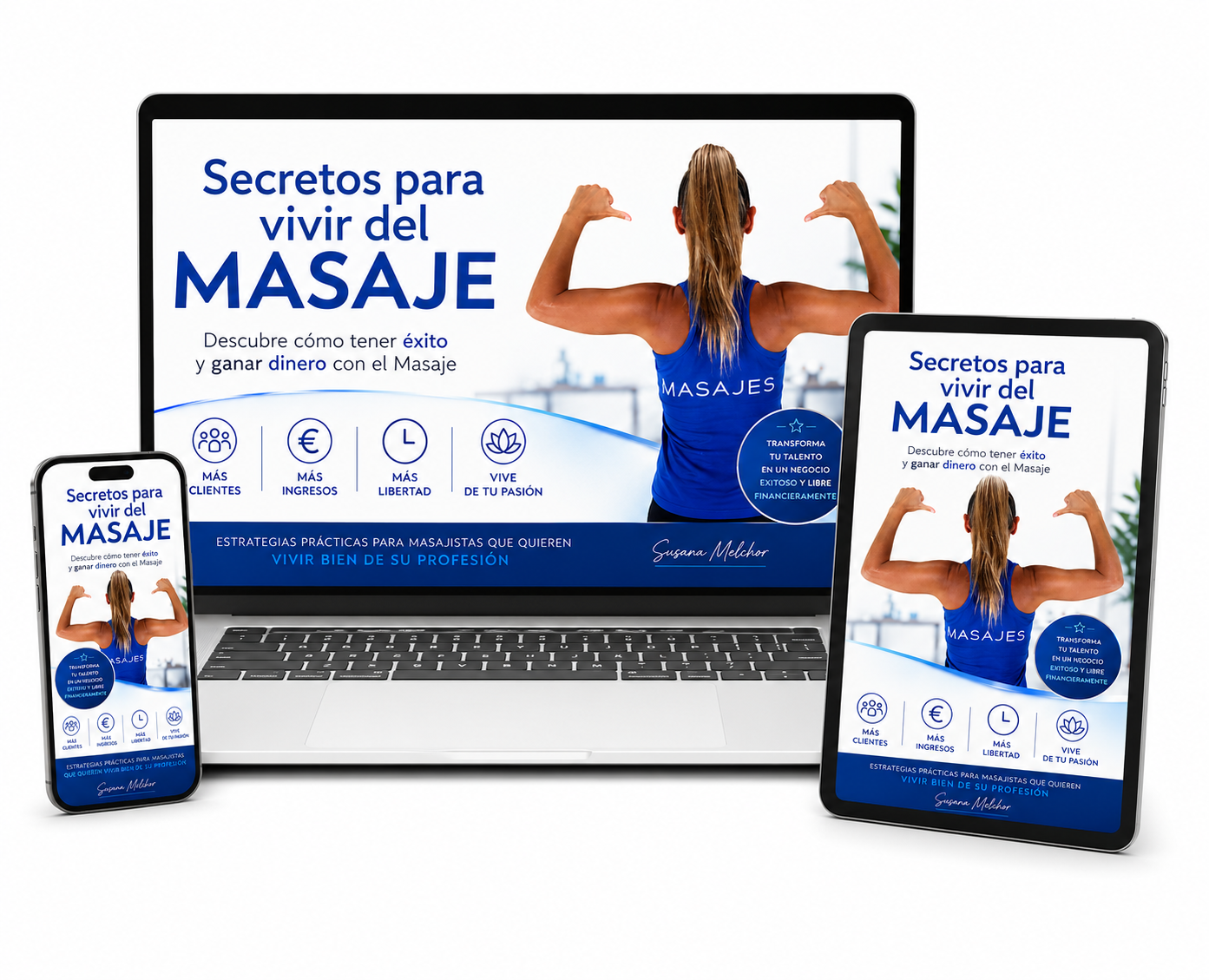 Curso online Secretos para vivir del masaje Susana Melchor